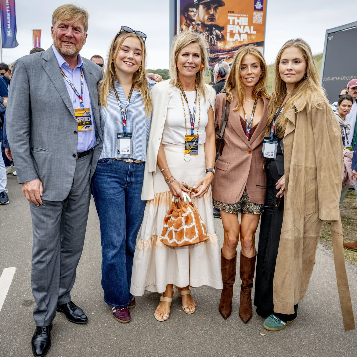 Koninklijke familie bij Dutch Grand Prix