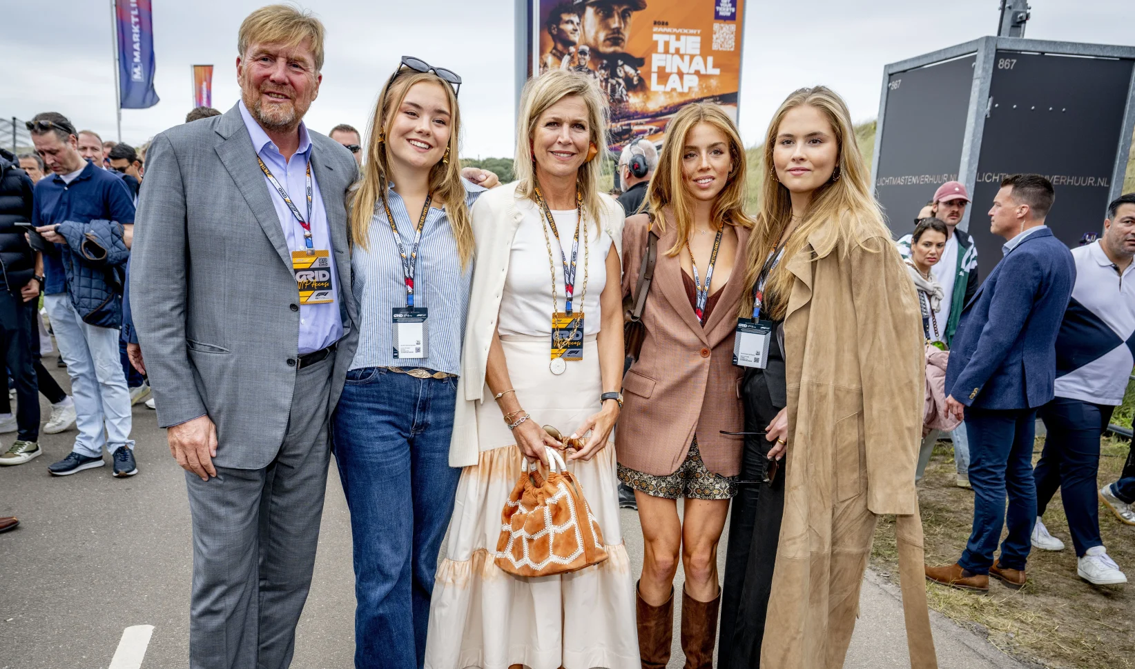 Koninklijke familie bij Dutch Grand Prix