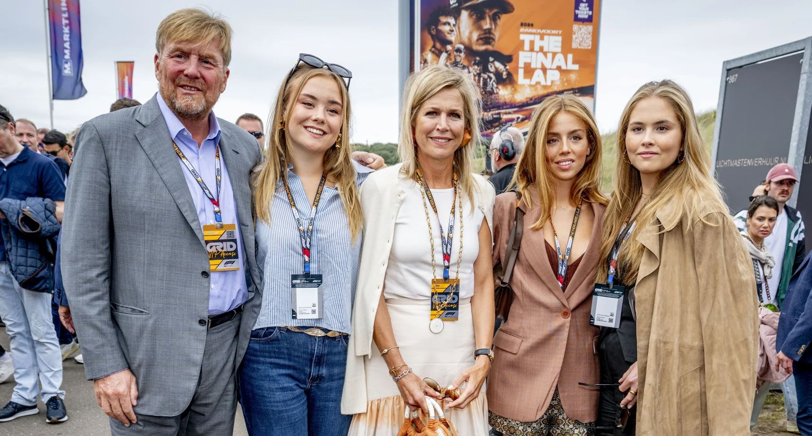 Koninklijke familie bij Dutch Grand Prix