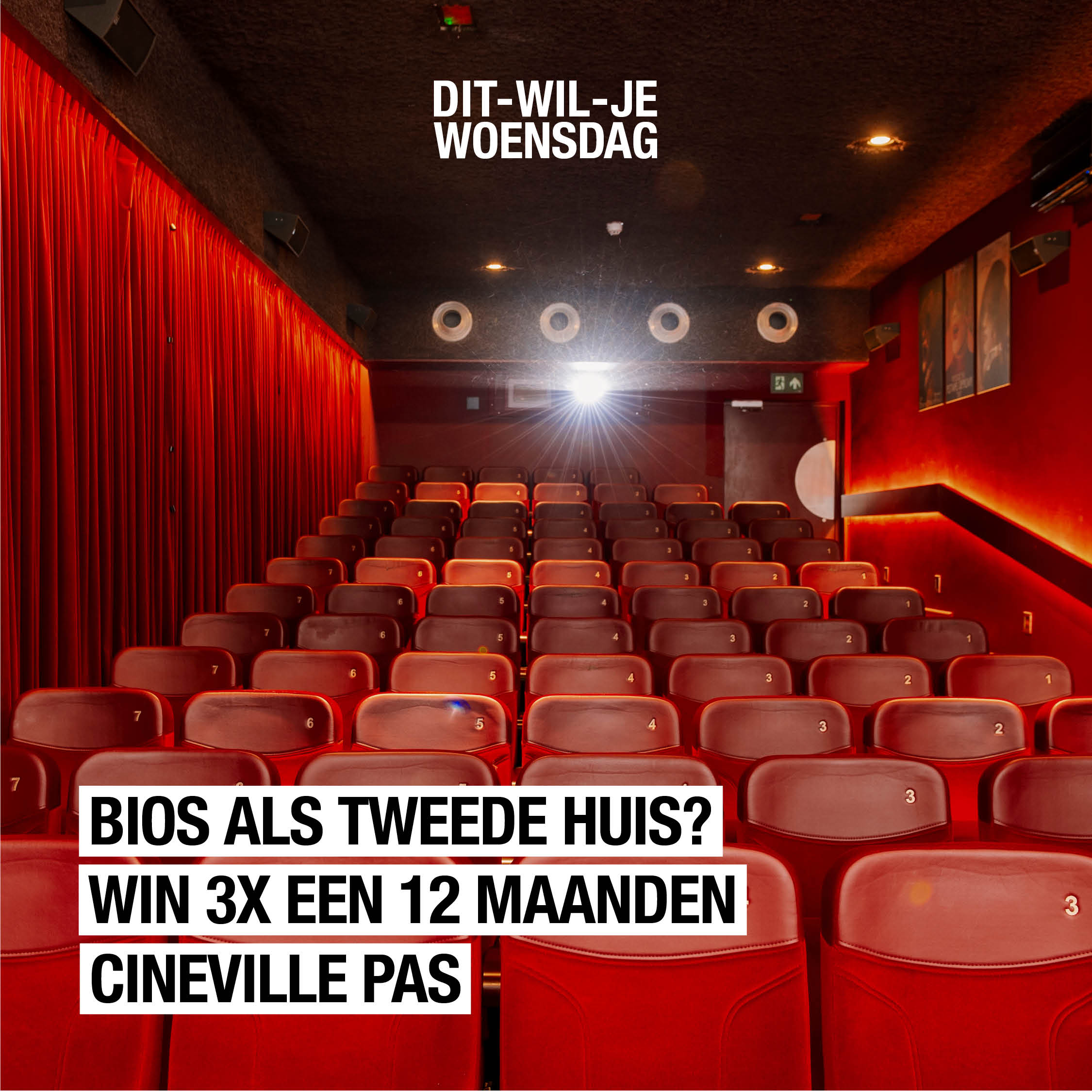Snacks klaar en kijken maar: maak 3 x kans op een jaar onbeperkt naar de film met Cineville