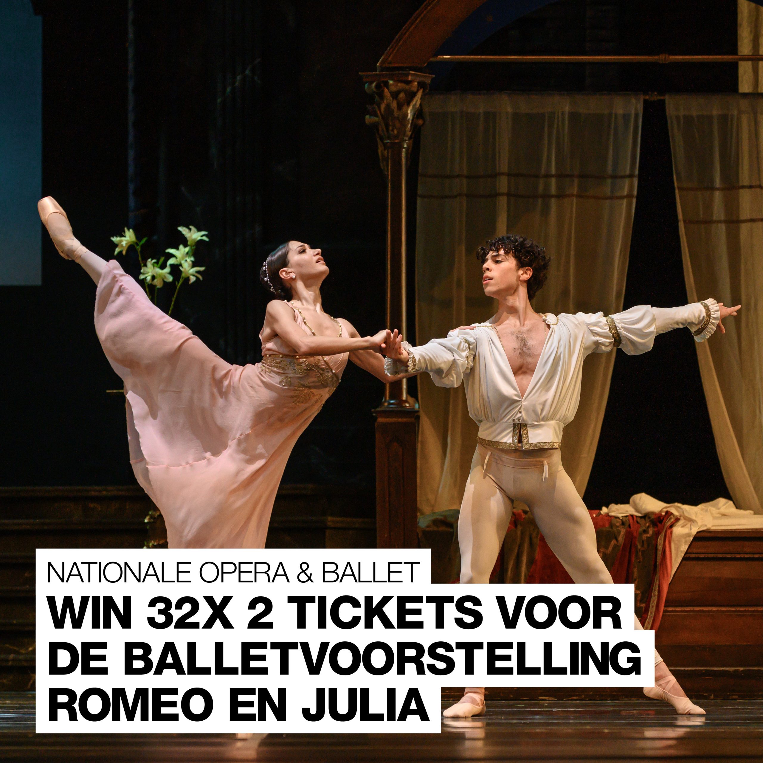 Oh Romeo, waar zijt gij? Maak 32 x kans op 2 tickets voor déze klassieke balletvoorstelling