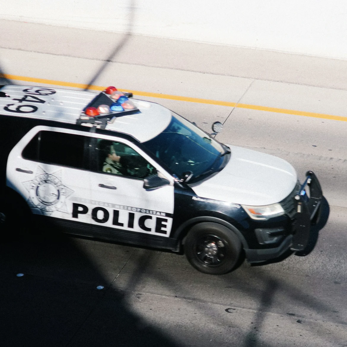 Amerikaanse politiewagen