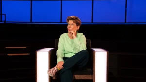 Thumbnail voor Paulien Cornelisse stelt zich bloot na precaire kijkersvraag in 'De Slimste Mens': 'Dat is een van de redenen dat ik hier zit'