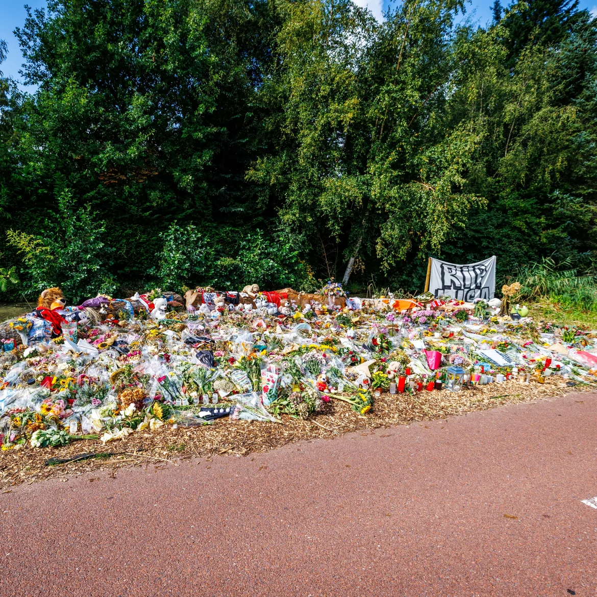 Plek waar Lisa is gevonden op de Holterbergweg