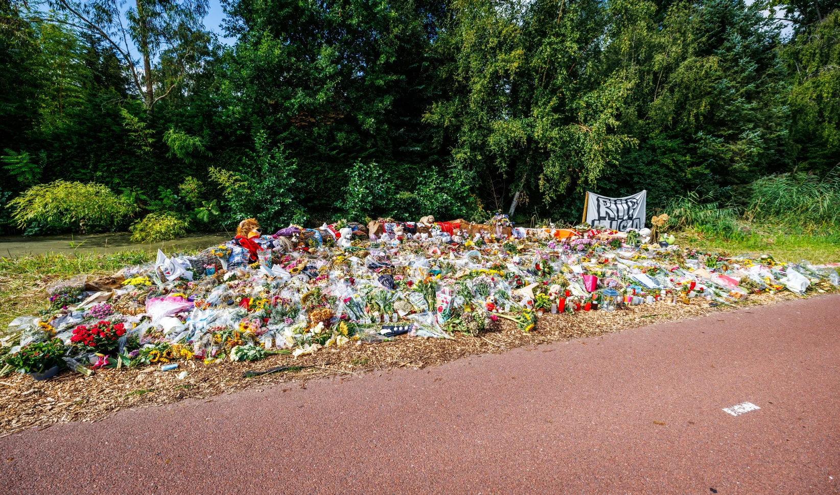Plek waar Lisa is gevonden op de Holterbergweg