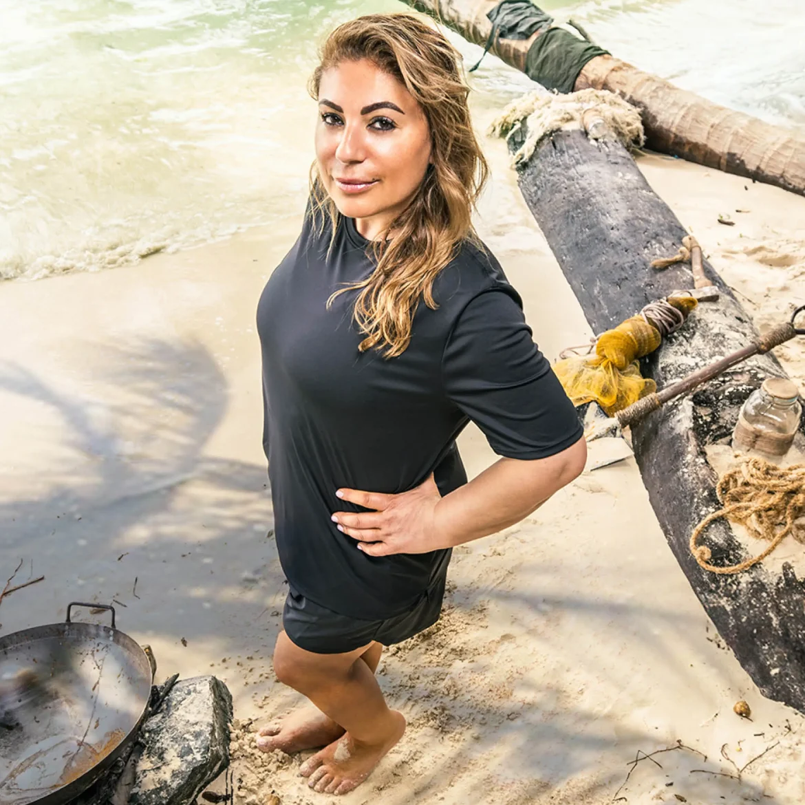 Yesim Candan en Roos Dickmann Expeditie Robinson