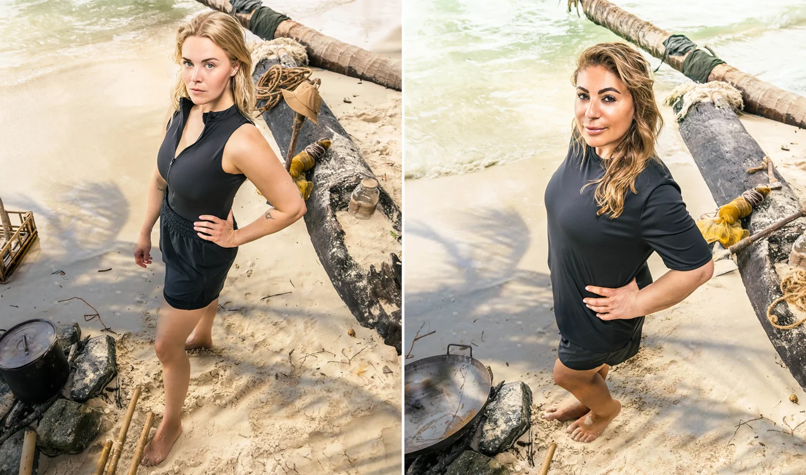 Yesim Candan en Roos Dickmann Expeditie Robinson