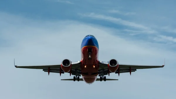 Vliegtuig in de lucht