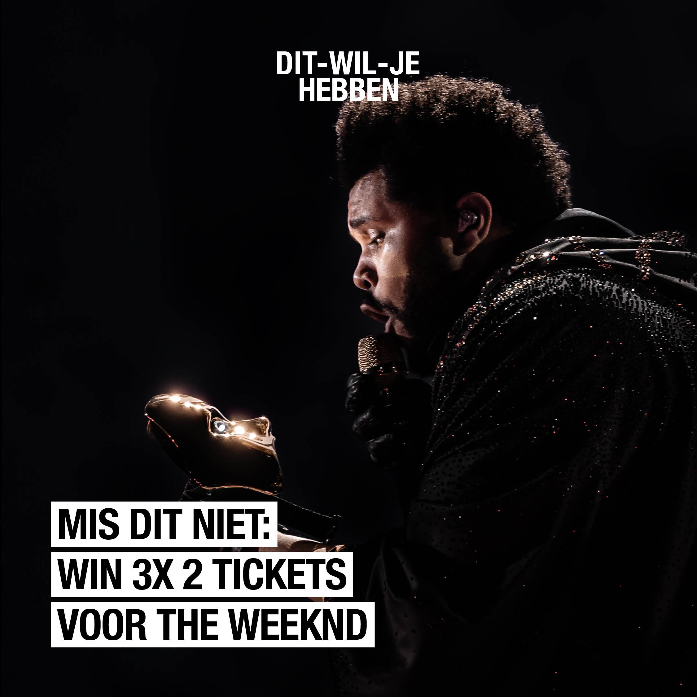Save your tears for the ArenA: win 3 x 2 kaarten voor The Weeknd (!!!) in Amsterdam