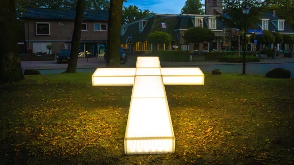 Verlicht kruis The Passion