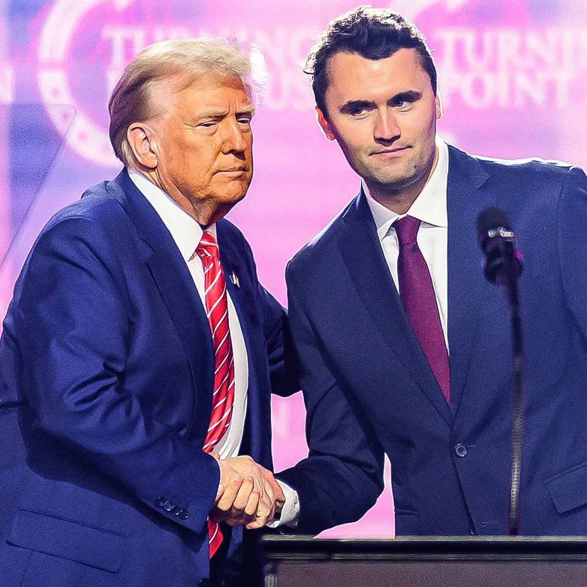 Charlie Kirk en Donald Trump