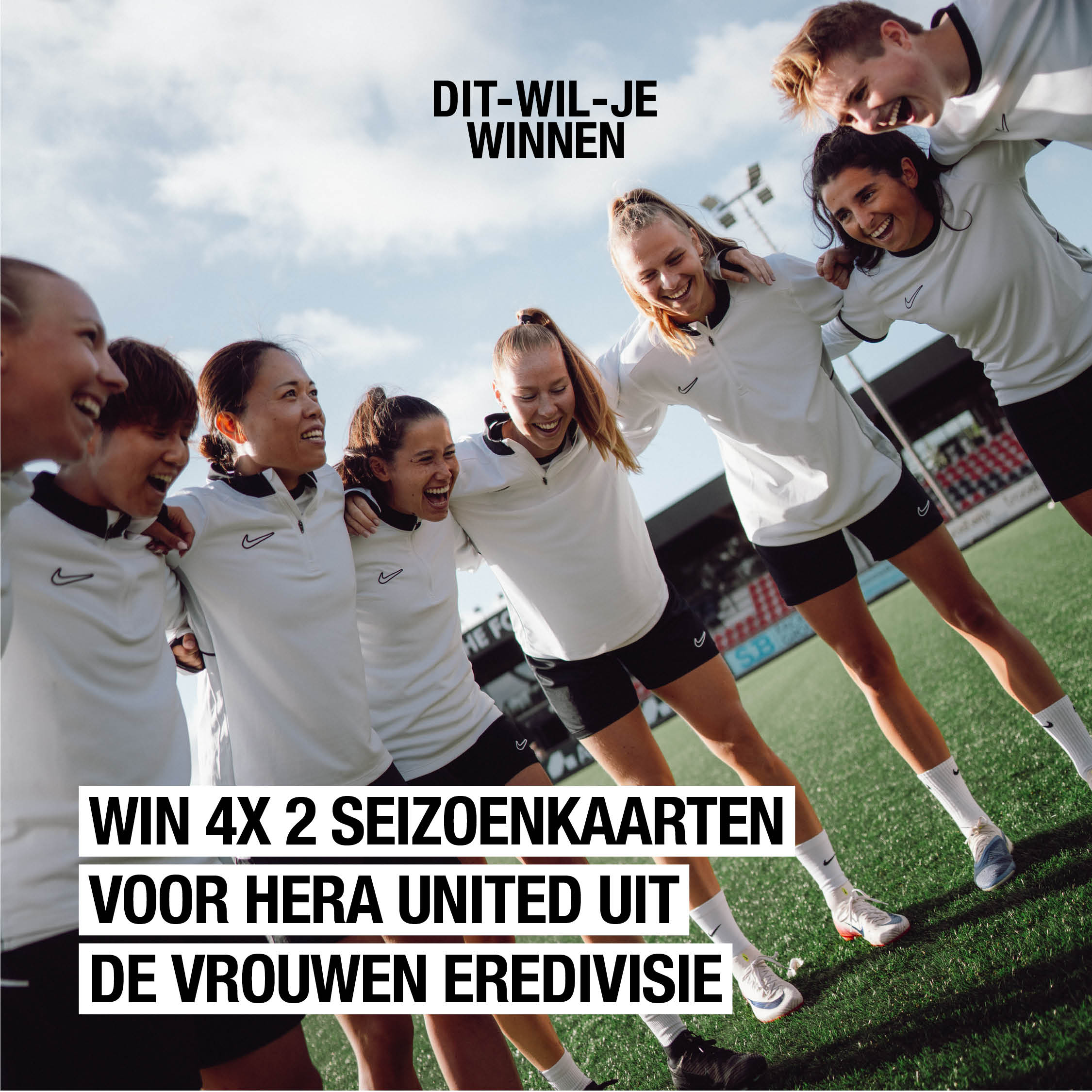 Win 4 x 2 seizoenskaarten voor de eerste profvoetbalclub voor vrouwen (en zie Zoë Livay live optreden)