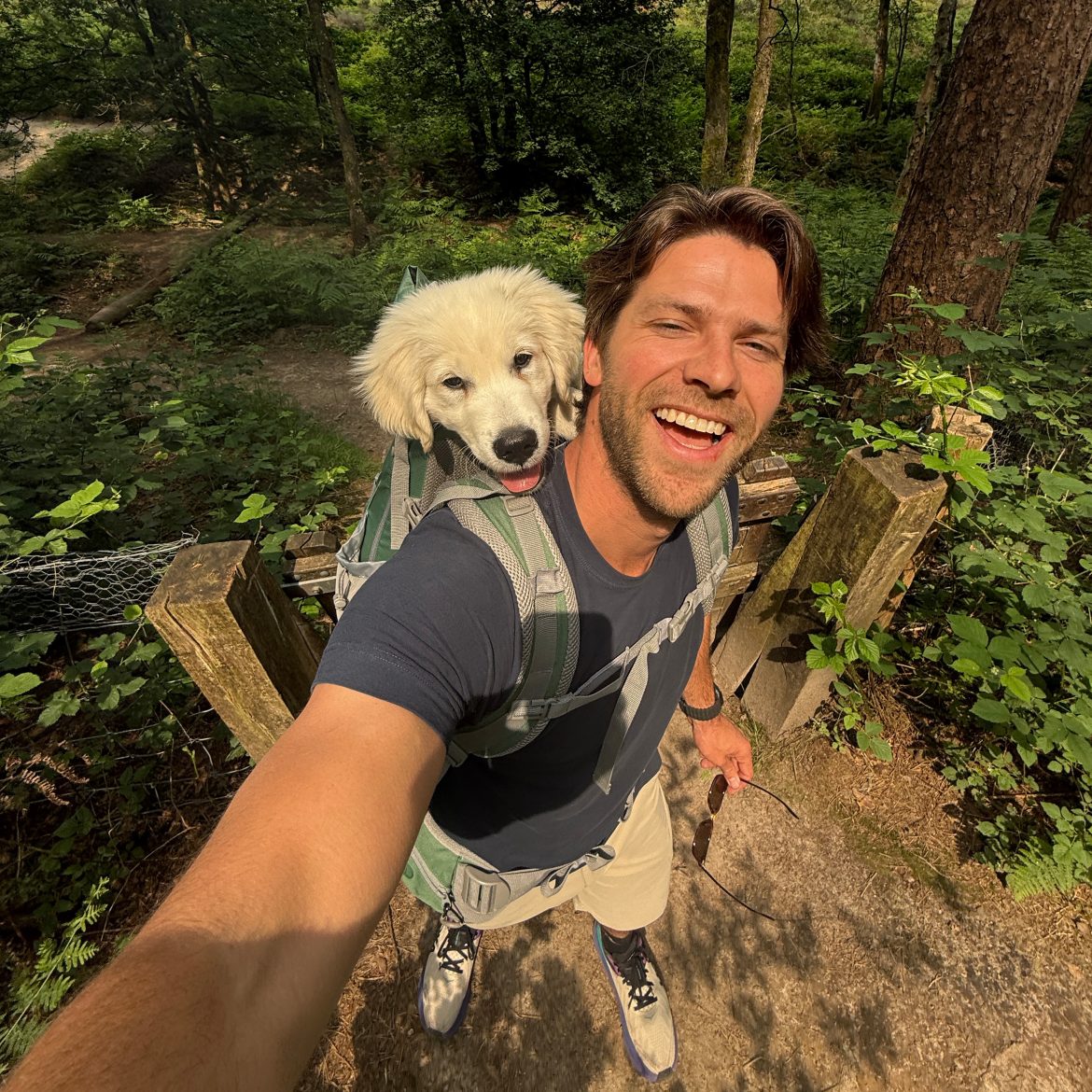 thomas vd vlugt, hond, bever, buiten, bucketlist
