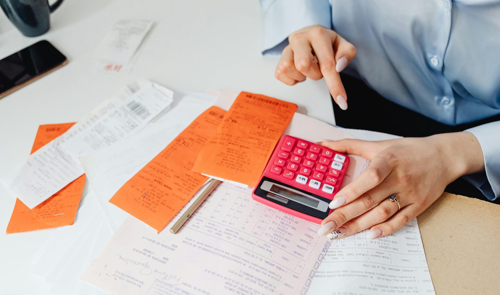 rekenmachine en bonnetjes