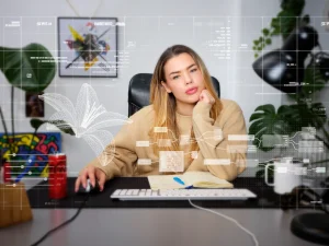 Thumbnail voor Isabelle is virtueel kunstenaar: 'Voor Coachella kreeg ik de briefing: 'Maak iets vets''