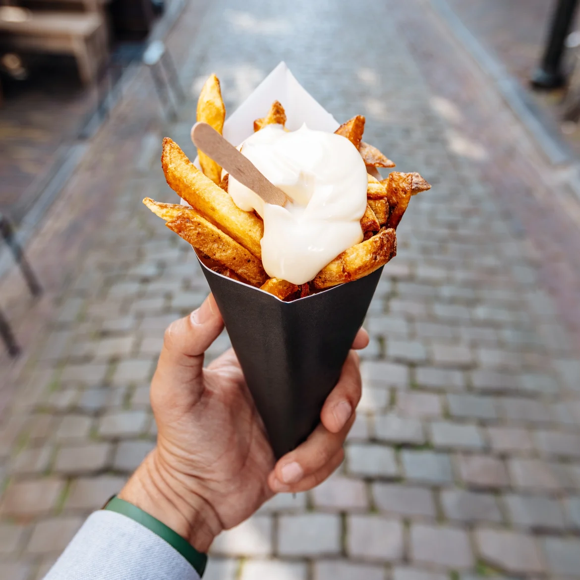 Beste frietbakker, illustratief beeld van een frietzak
