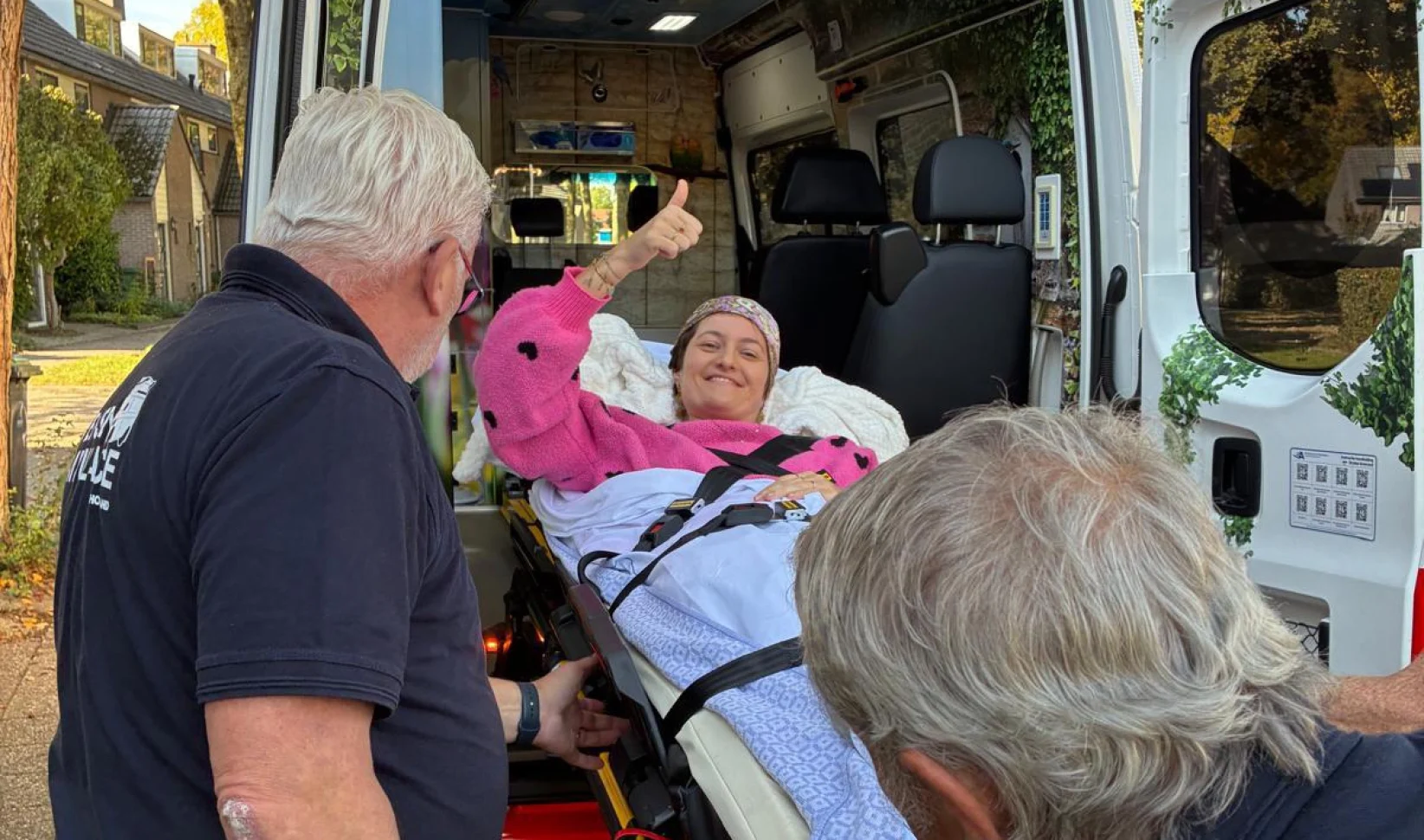 Sanne Bronkhorst in WensenAmbulance