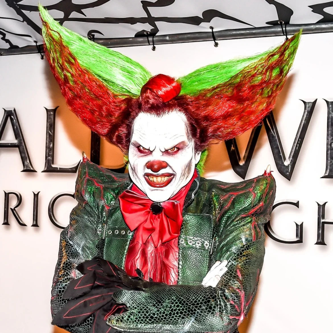 Eddie de Clown Halloween-commercial Walibi