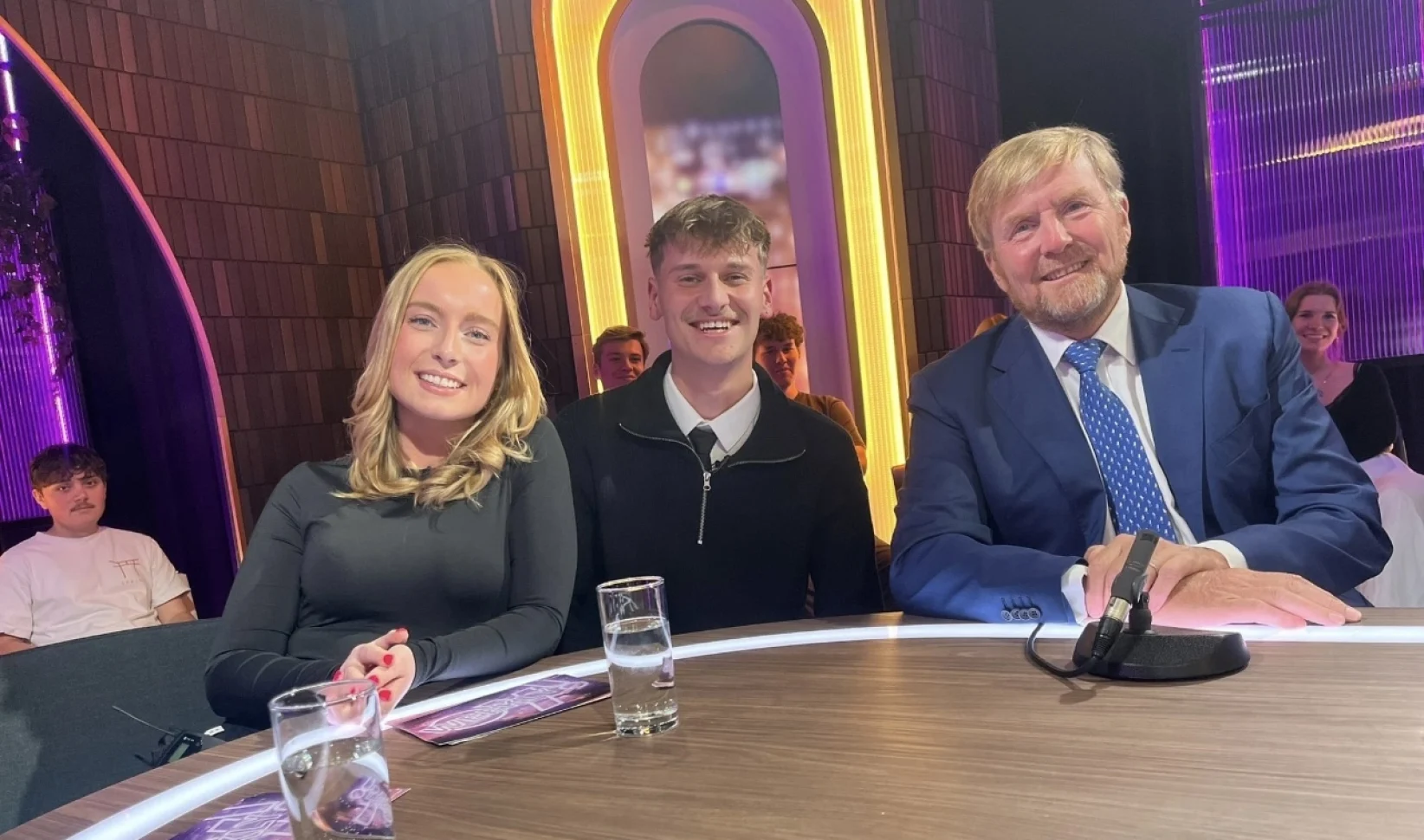Student Marit interviewt koning Willem-Alexander: 'Wilde hem laten lachen, dat is gelukt’