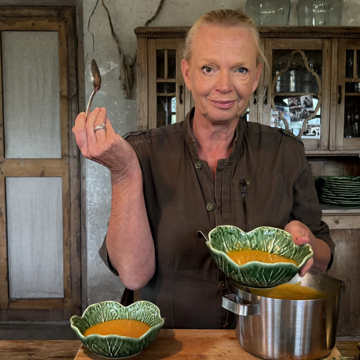 Karin Swerink maakt pompoensoep