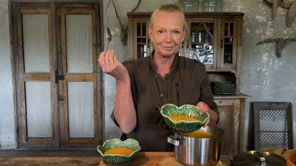 Karin Swerink maakt pompoensoep