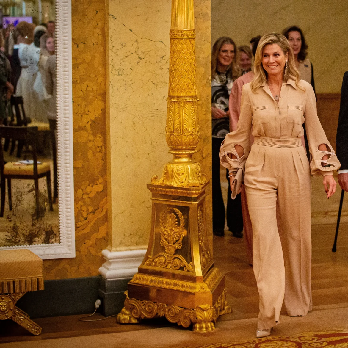 Koningin Máxima in jumpsuit