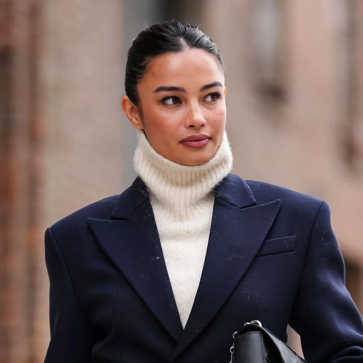 Vrouw zonder glimmend voorhoofd