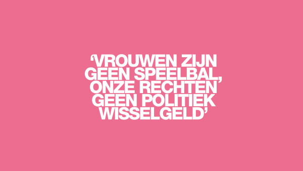 'Stop met die fixatie op het abortuscijfer: het gaat niet om het aantal abortussen, maar om de juiste zorg'