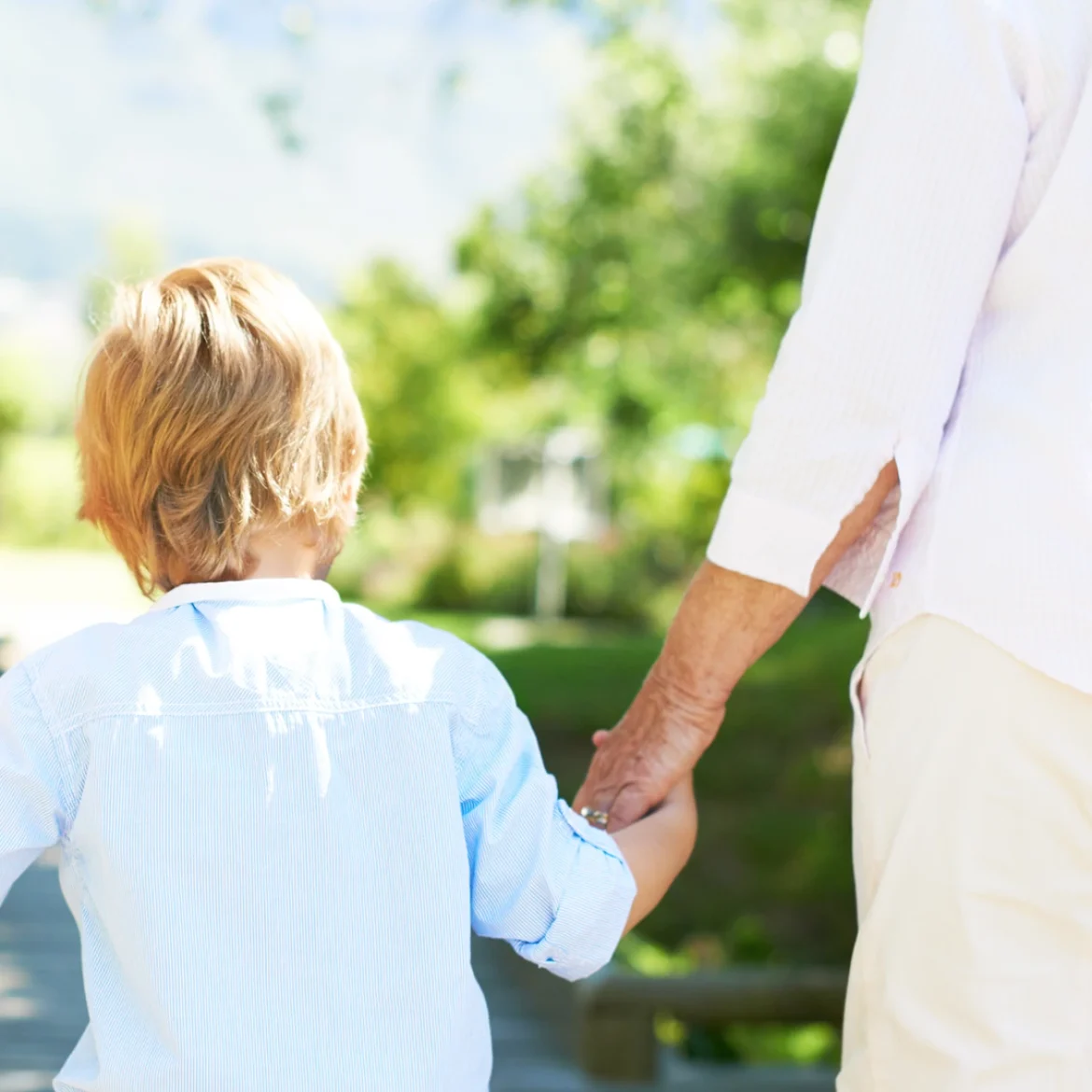 Oma over haar kleinkinderen