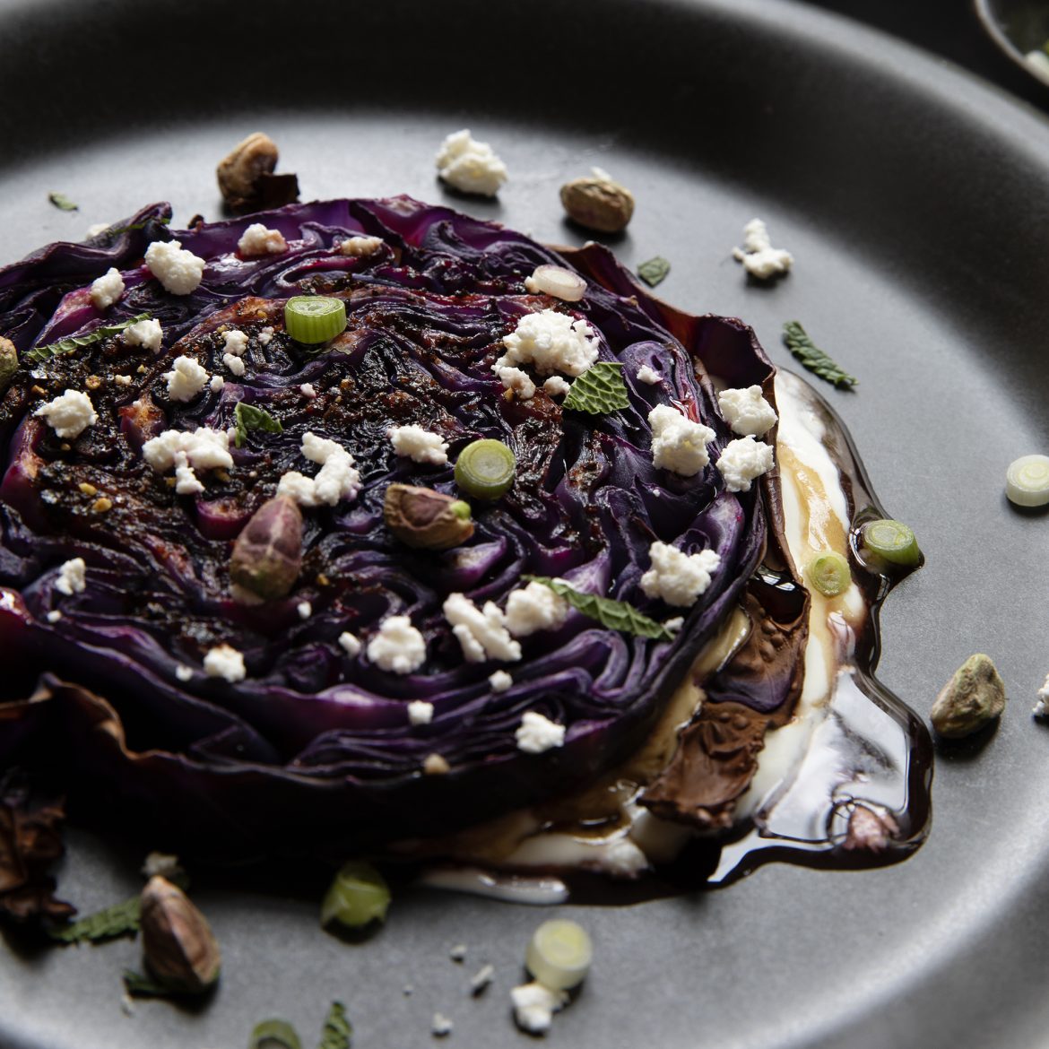 Geroosterde rodekool uit Haniyé