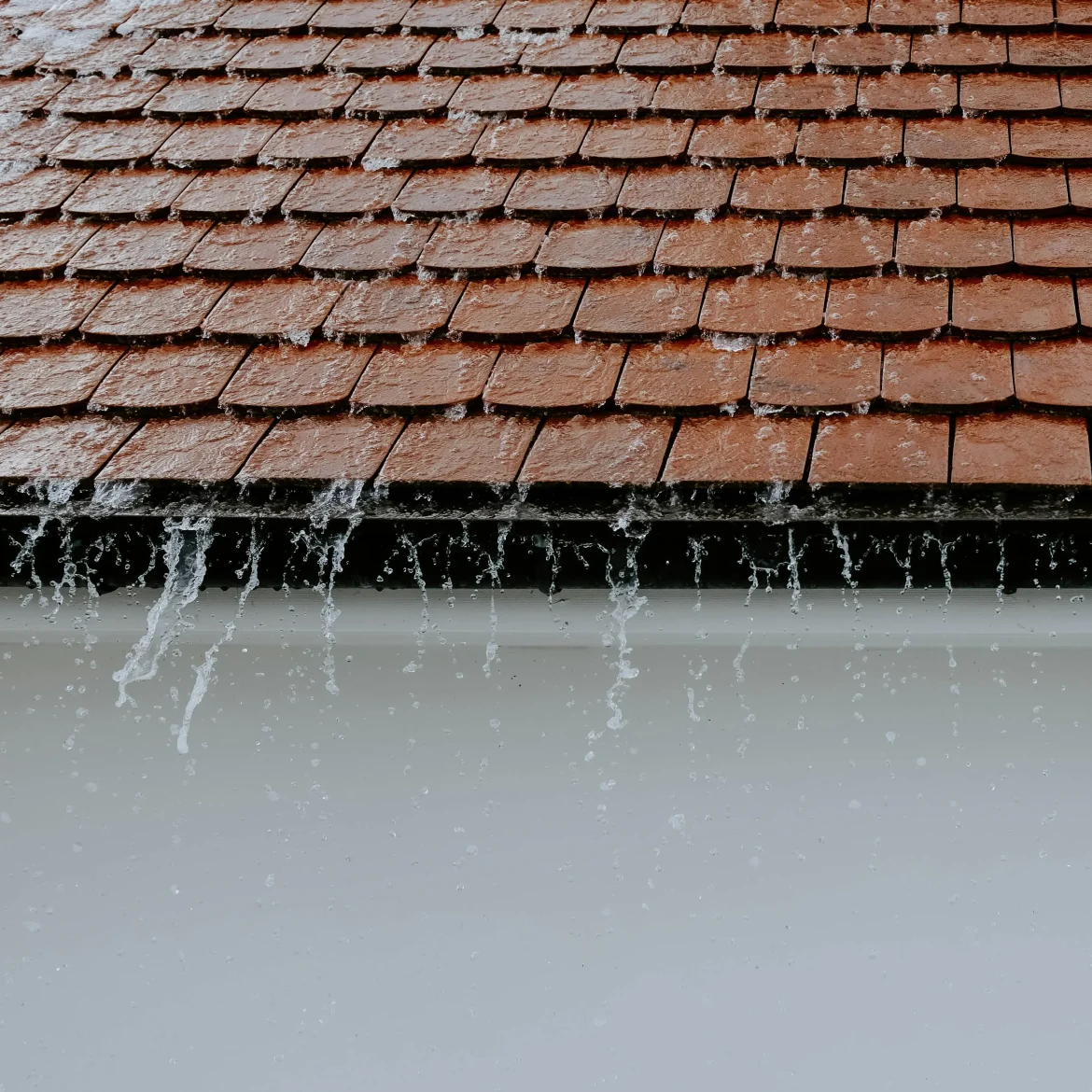 Huis met stormschade