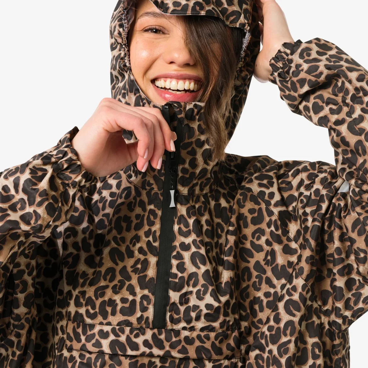 HEMA leuke regenponcho panterprint