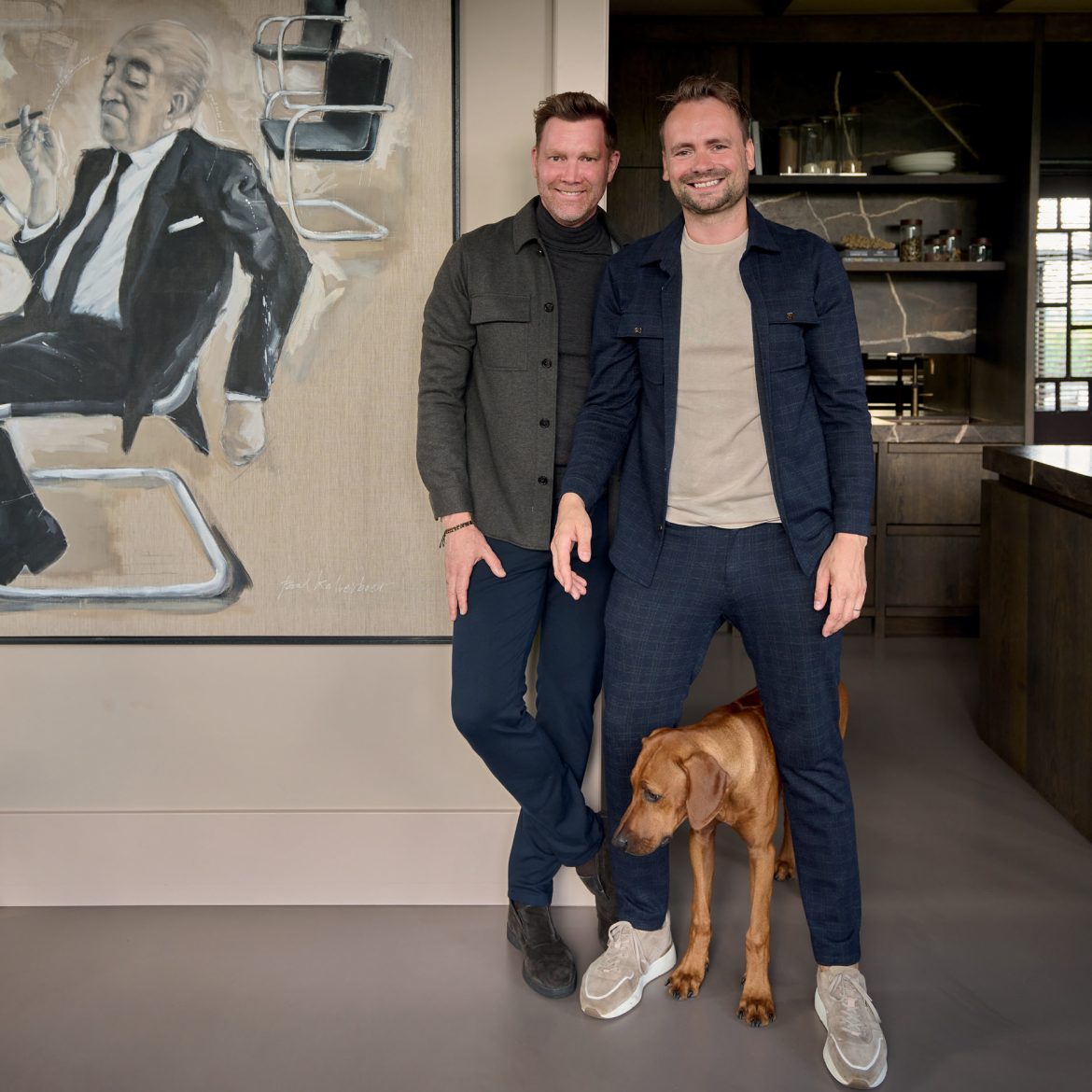 Sipke Jan Bousema en vriend Jeroen