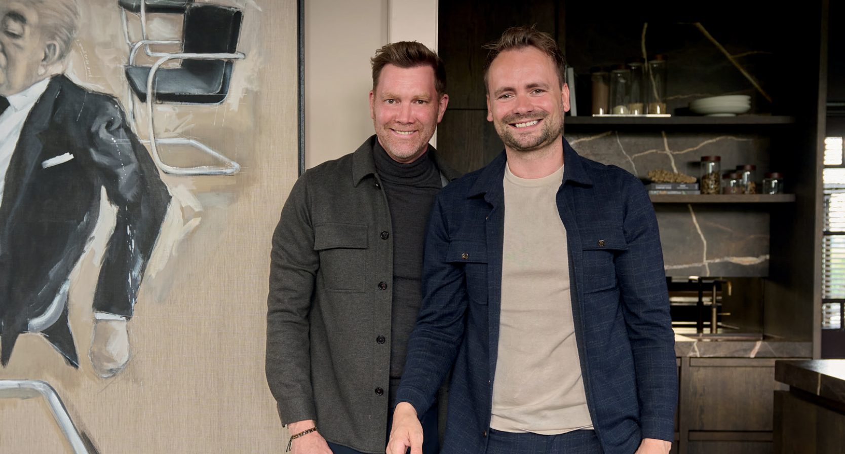 Sipke Jan Bousema en vriend Jeroen