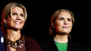 Thumbnail voor Prinses Amalia en Máxima swingen mee op muziek van Yves Berendse