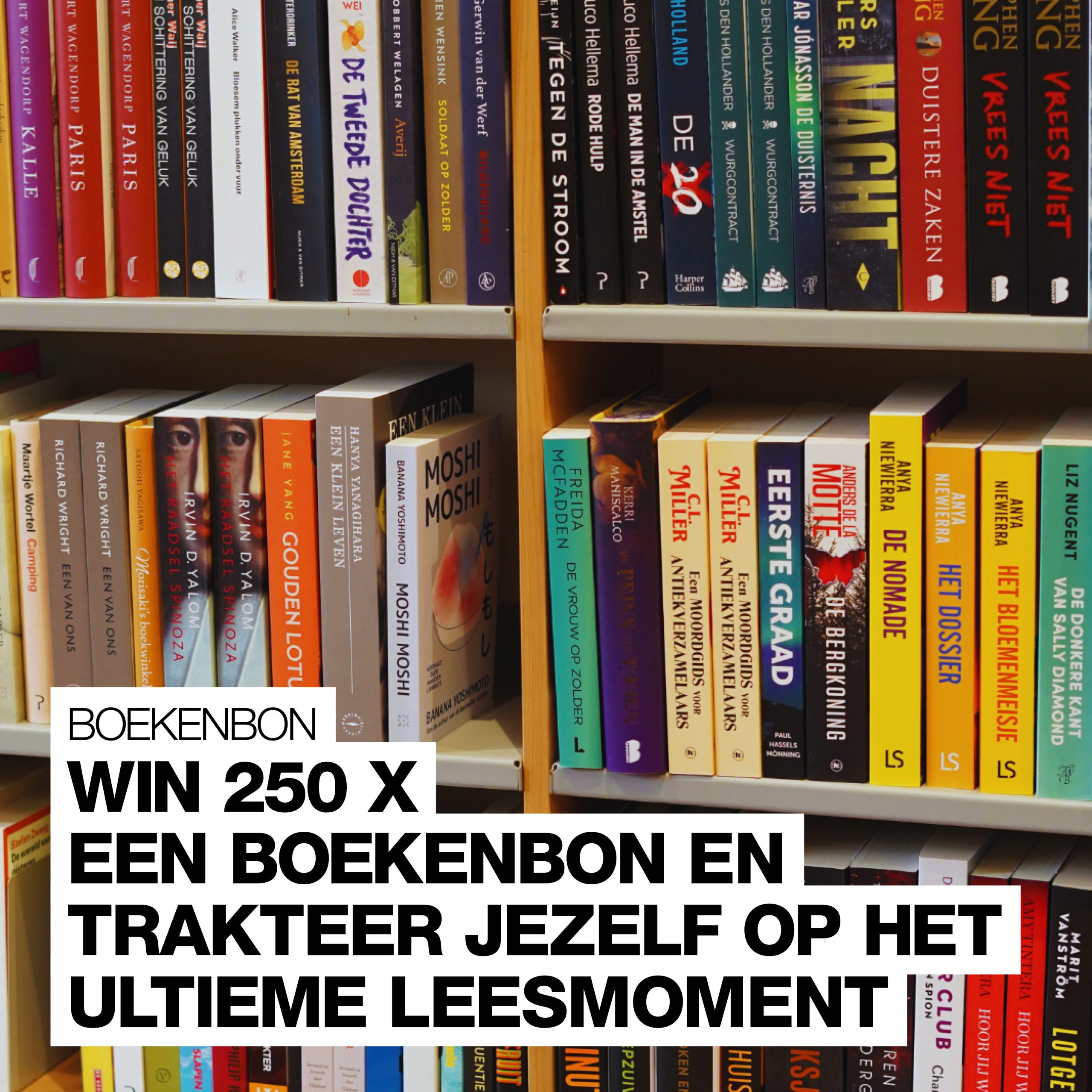 Boek klaar, lezen maar: maak 250 x kans op een Boekenbon