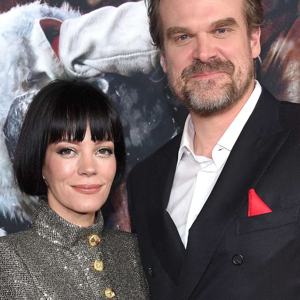 Lily Allen en ex-man David Harbour