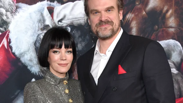 Lily Allen en ex-man David Harbour