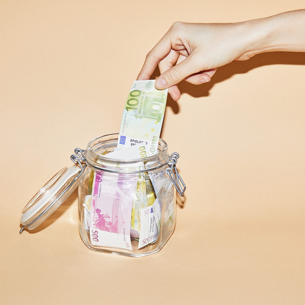 Pot met geld - De Erfenis. - erfenis kunstcollectie