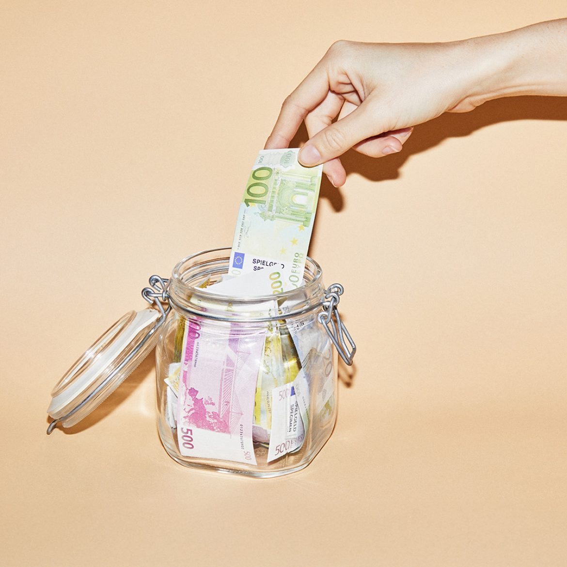 Pot met geld - De Erfenis. - erfenis kunstcollectie