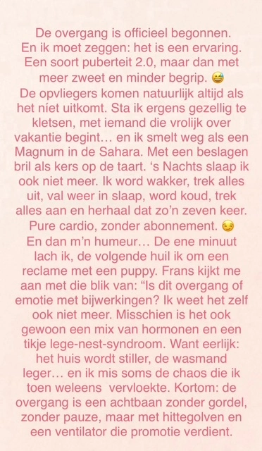 instagram story Mariska Bauer