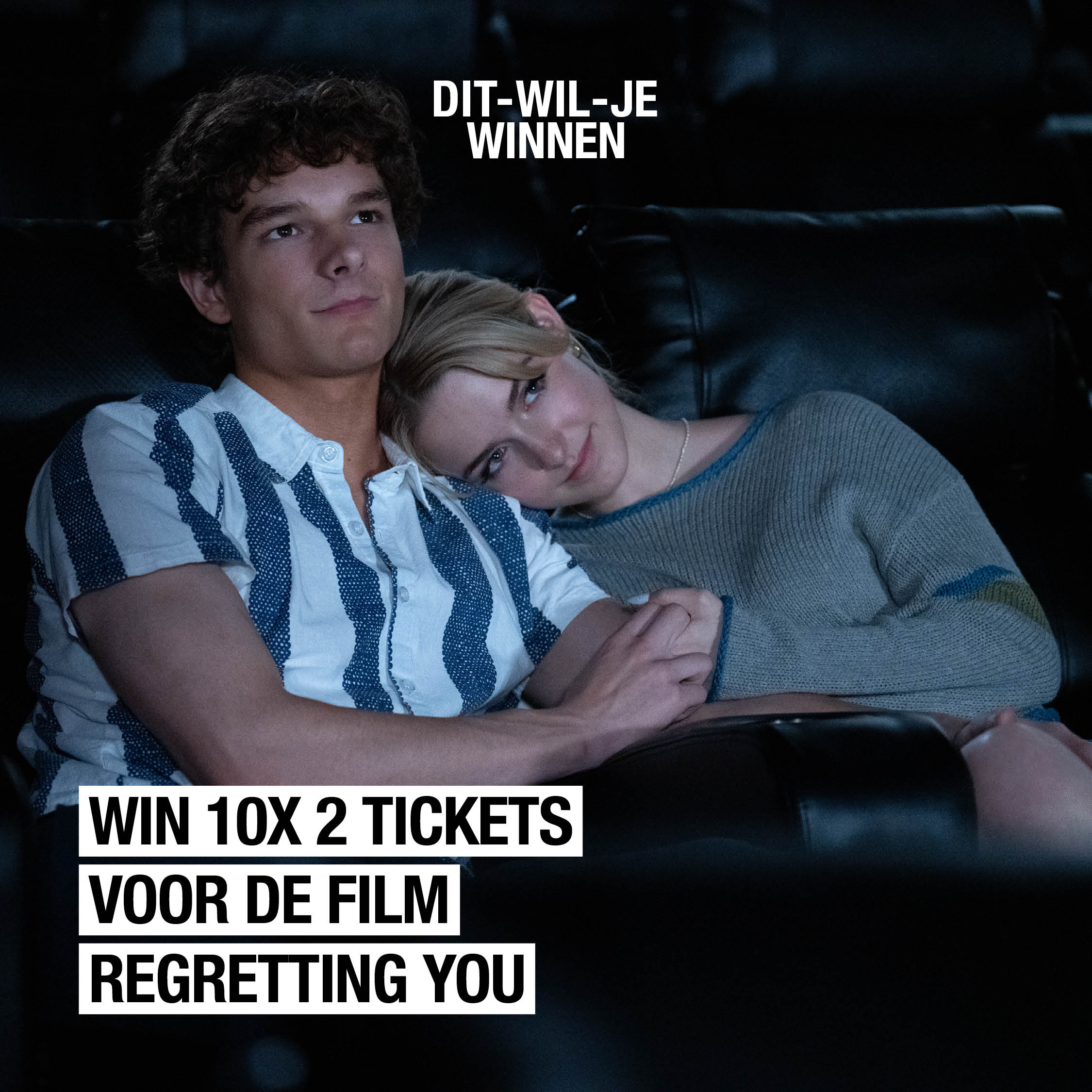 Pak de popcorn er maar vast bij: win 10 x 2 bioscooptickets voor de nieuwe film 'Regretting You'