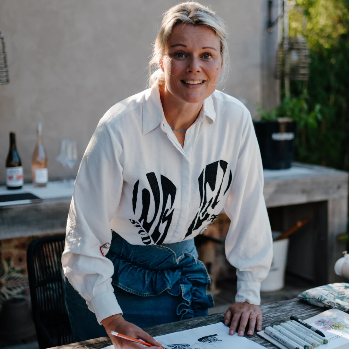 Angelique Brevé legt uit hoe tuin ontwerpen