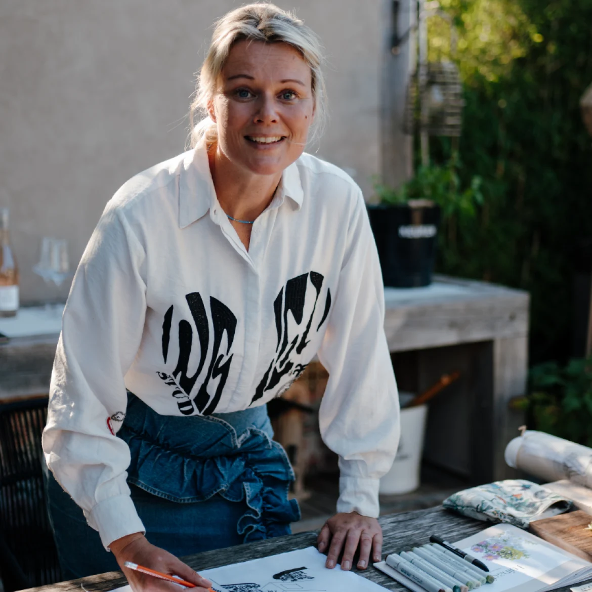 Angelique Brevé legt uit hoe tuin ontwerpen