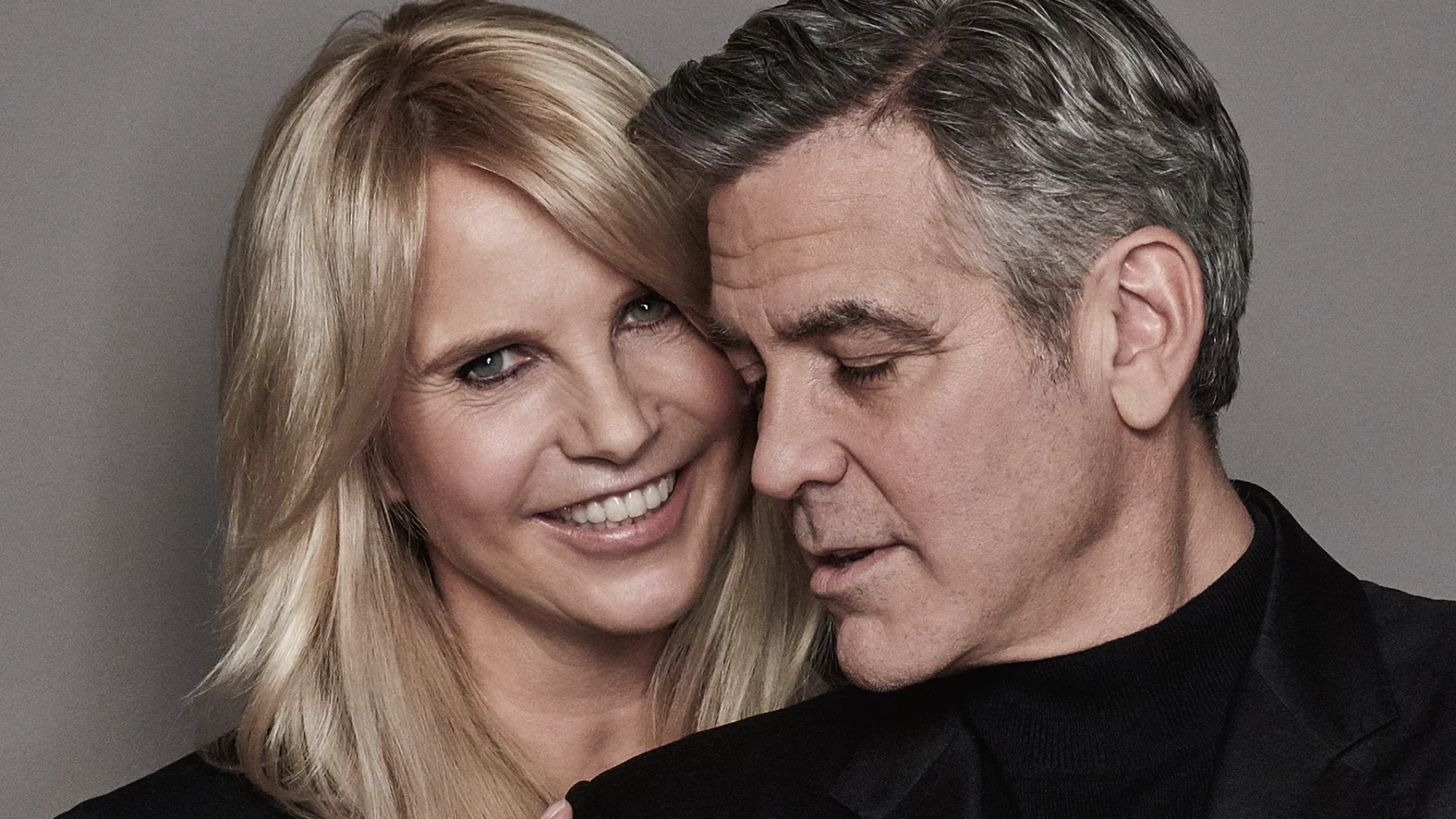 Linda de Mol en George Clooney