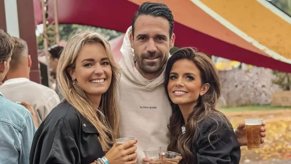 Jacqueline van Pelt met Koen en Michelle Bollen