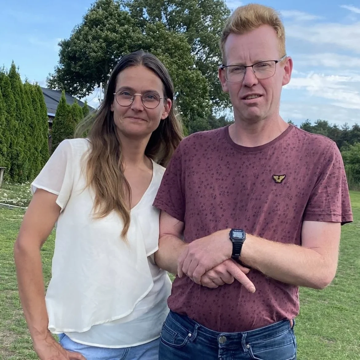 José en haar man Ruud met NAH