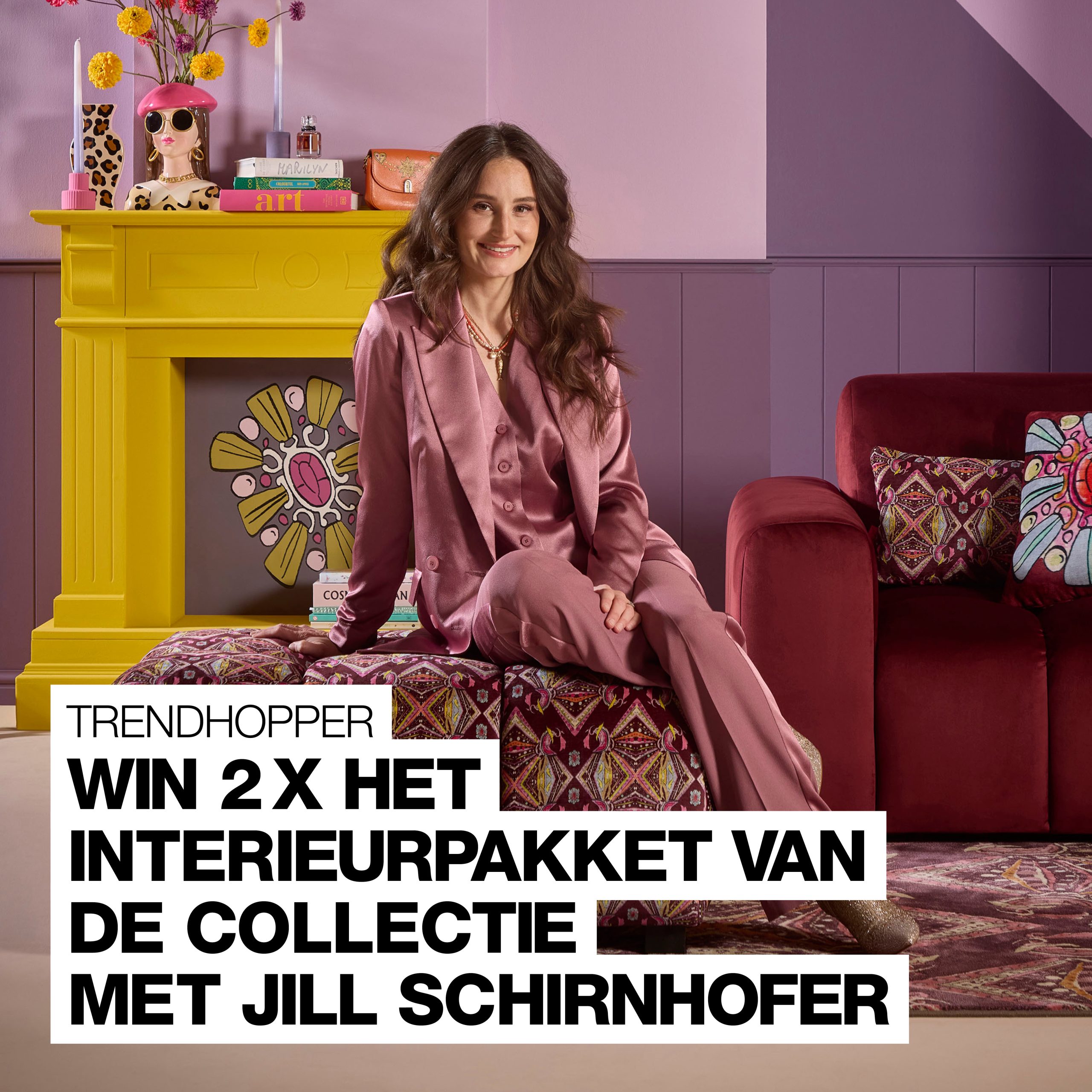 Deze kleurrijke interieurcollectie is een hit en jij kunt er een complete zithoek t.w.v. 1846 euro van winnen