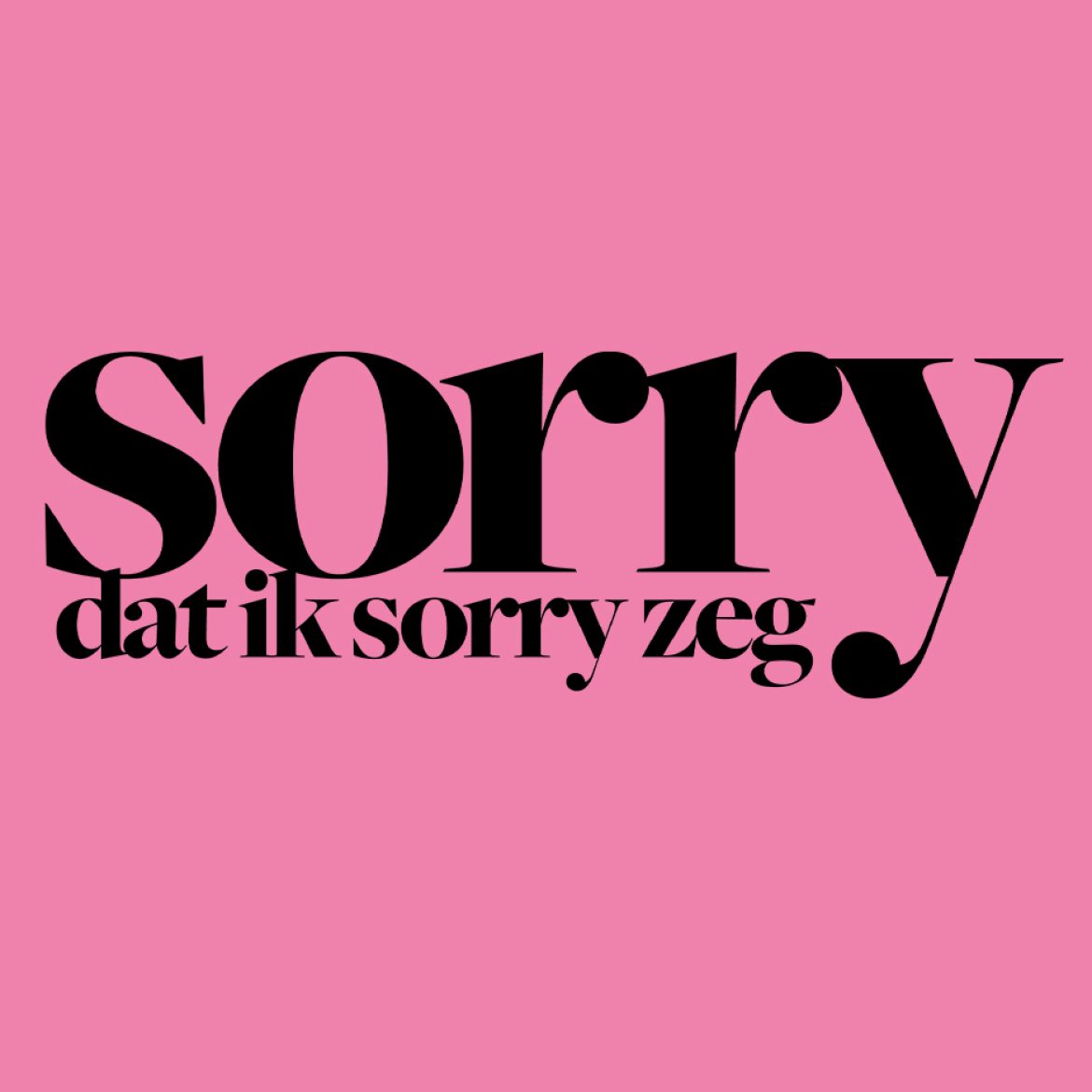 'Ik voel me werkelijk over alles schuldig, als je 'schuldgevoel' opzoekt op wikipedia staat er een foto van mij bij'