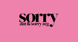 'Ik voel me werkelijk over alles schuldig, als je 'schuldgevoel' opzoekt op wikipedia staat er een foto van mij bij'